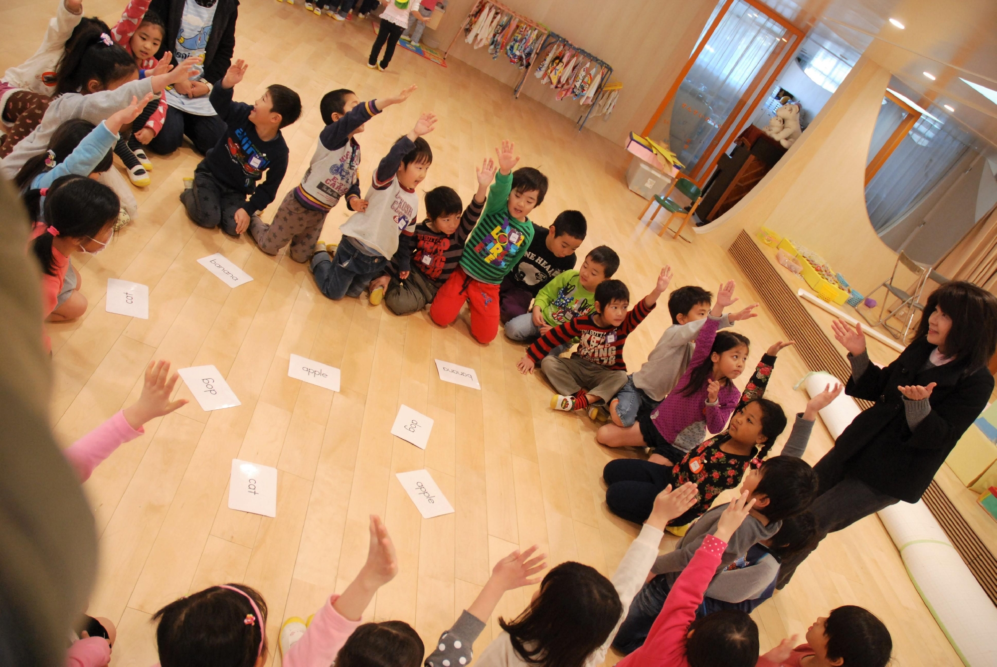 Morning class 年少(2学期)から年長まで